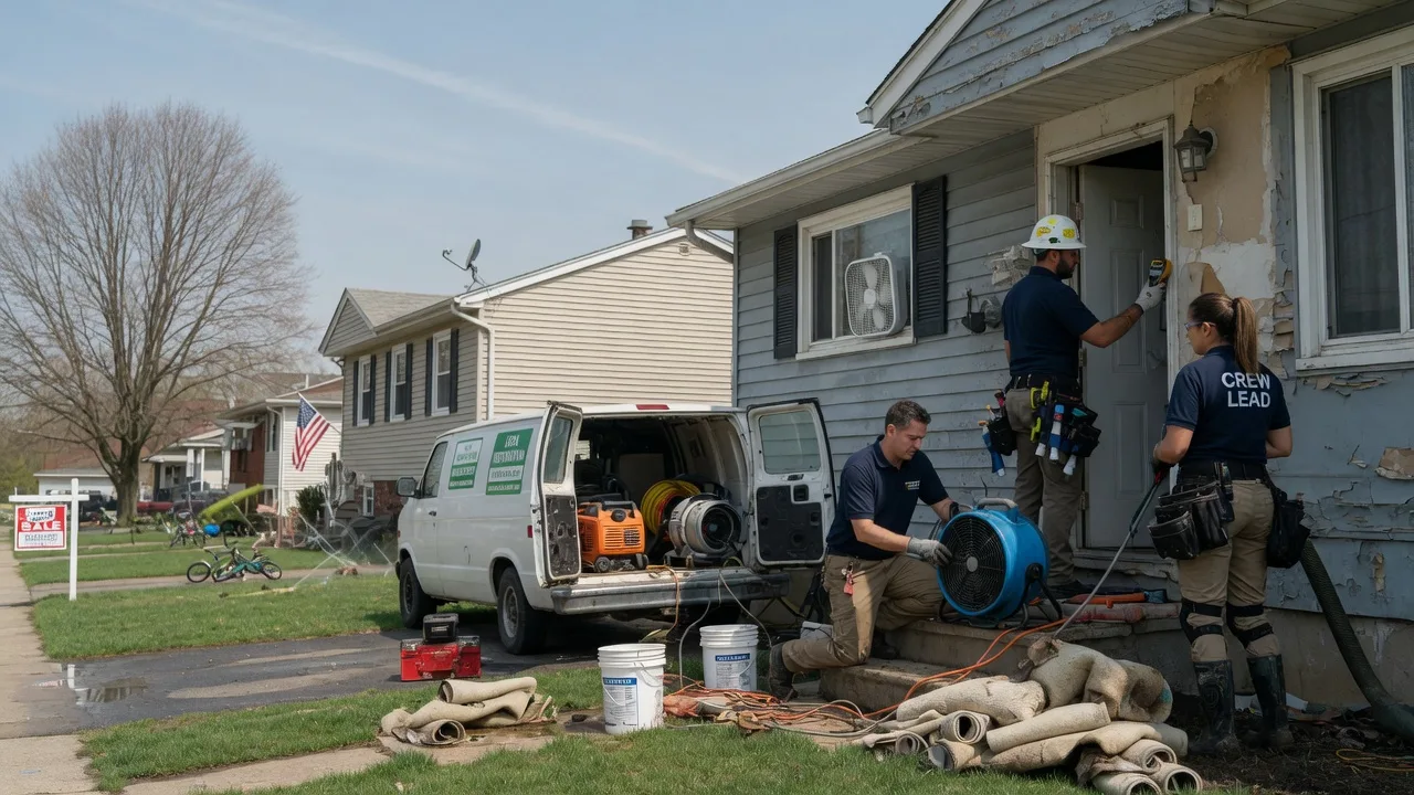 Flood Cleanup in Holly Springs, NC near me